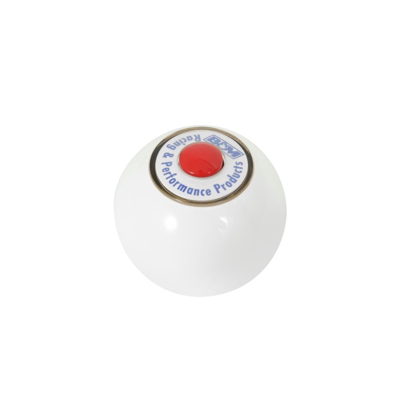 B&M 46112 White Replacement Shifter Knob with Button and SAE Threads - Image 4